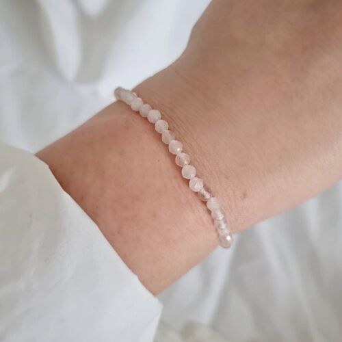 Tiny Rose Quartz Bracelet