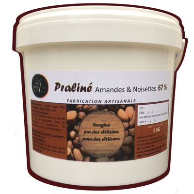 Almond-Hazelnut Praline 60%