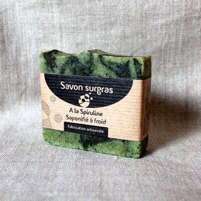 Surgras soap with spirulina