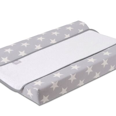 Colchón cambiador para bebé - Cómoda Stars 48 x 70 cms gris