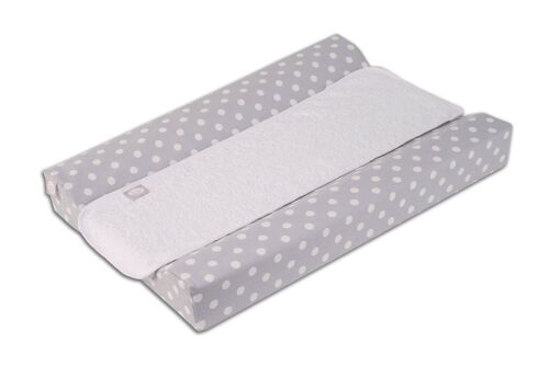 Colchón cambiador para bebé - Cómoda Topos 48 x 70 cms gris