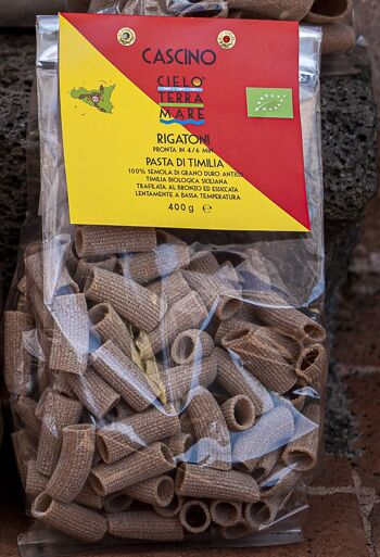 CASCINO - Pâtes de blé dur siciliennes anciennes, variété biologique de Timilia. 4