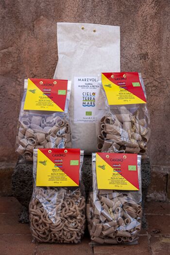 CASCINO - Pâtes de blé dur siciliennes anciennes, variété biologique de Timilia. 1