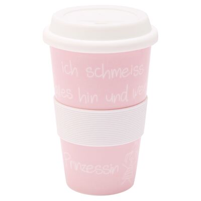 Coffee to go Becher "Ich schmeiss alles hin und werd' Prinzessin"