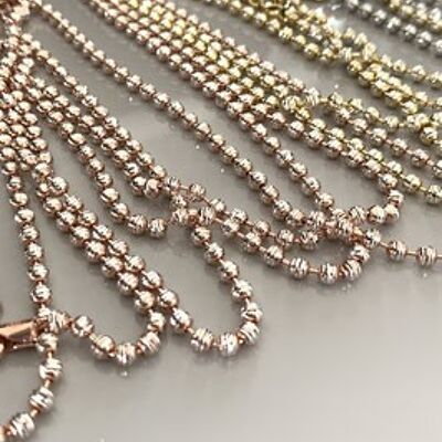 Wunderschöne Halskette "Sparkle mini" aus Silber mit Funkel-Effekt