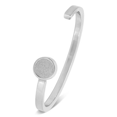 Astra - Brushed bangle 1 - palladium