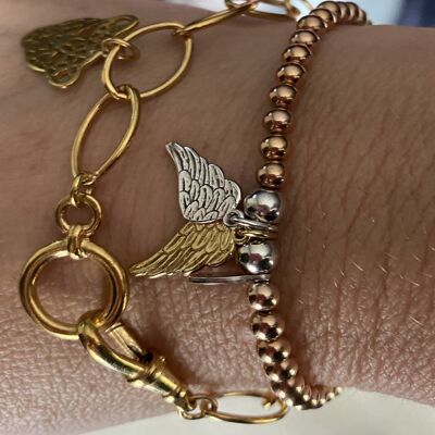 Double Wing Bracelet - Gold