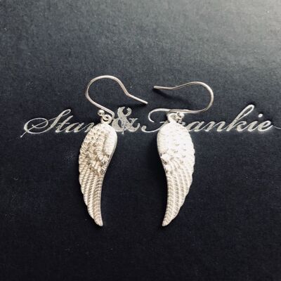 Boucles d'Oreilles Ailes - Argent - Fil