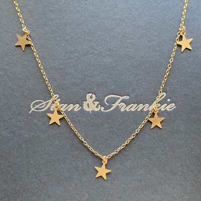 Stern Halskette - Gold