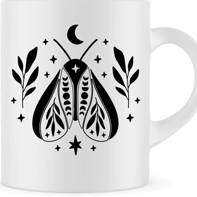 Tasse papillon | Tasse de papillon de nuit | Tasse animale | Tasse à café | Tasse à thé | Conception 3