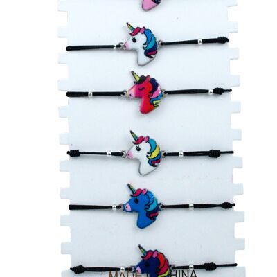 Bracelet licorne multicolore - cadeaux / souvenirs