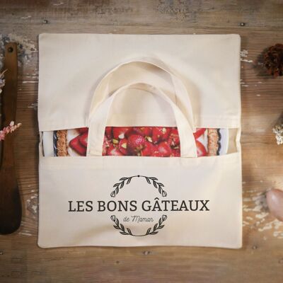 Sac à tarte "Les bons gâteaux de Maman"