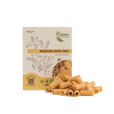 Rigatoni 100% farine de pois chiche bio