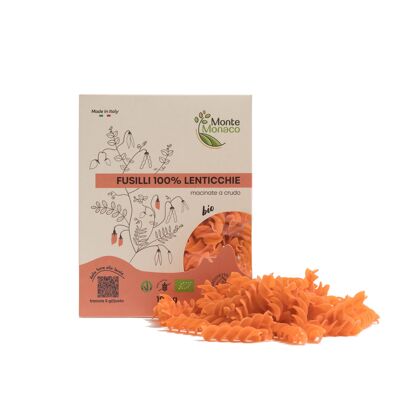 Fusilli à la Farine de Lentilles 100% Biologique