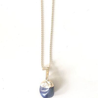 Blue Soldalith Halskette