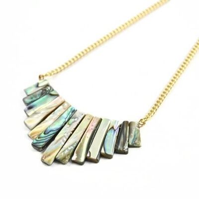 Opal des Meeres - Abalone Collier - gold