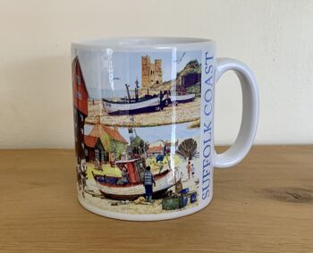 TASSE, MOTIF DE MONTAGE DE LA CÔTE DU SUFFOLK. 1