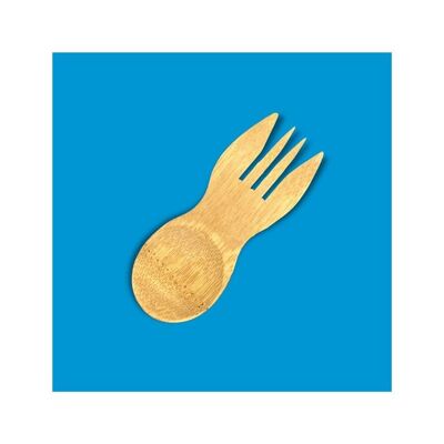 Spork de bambú pequeño