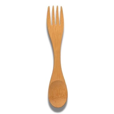 Spork grande de bambú