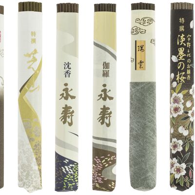 Christmas gift - 6x Japanese quality incense – all scents