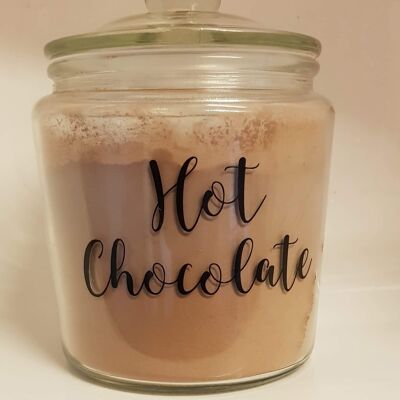 Hot chocolate jar