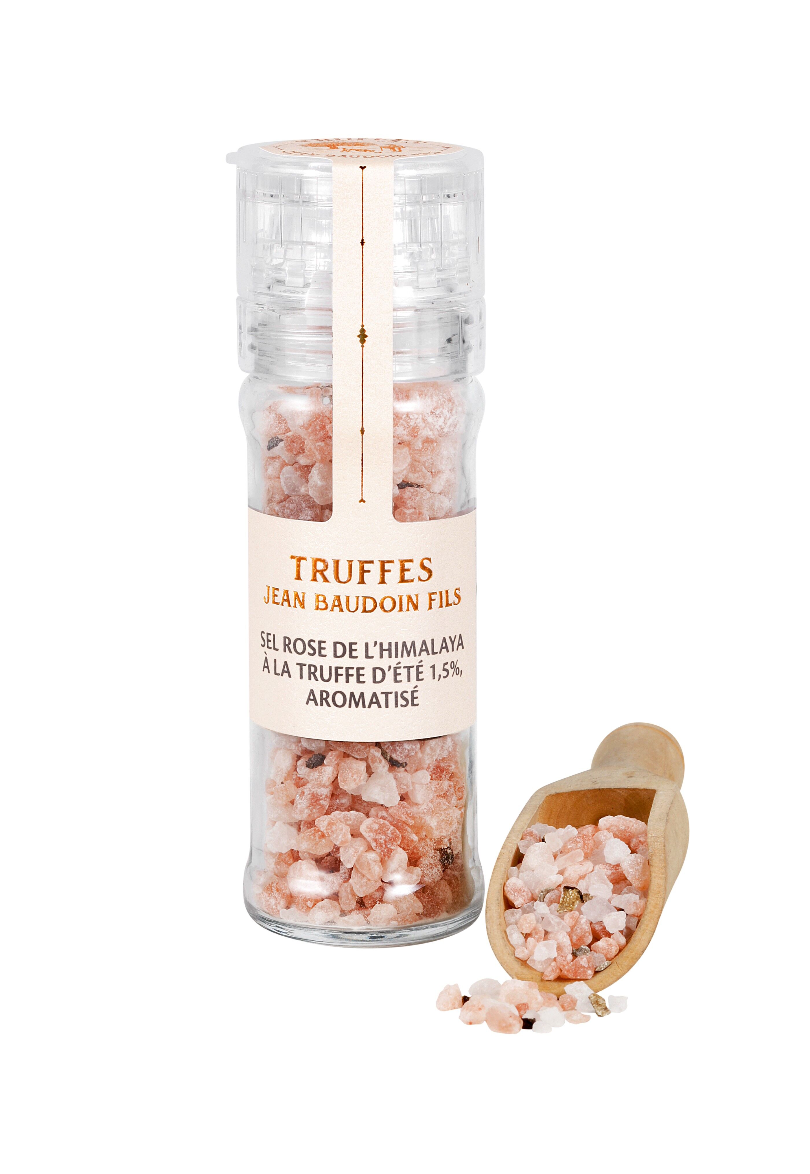 Sal rosa del Himalaya con trufa de verano 1,5%, aromatizada