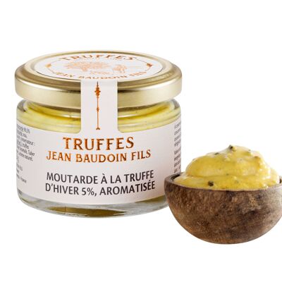 Moutarde à la truffe d'hiver 5%, aromatisée