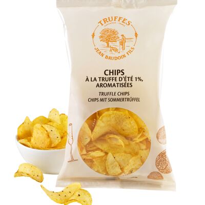 Chips à la truffe d'été 1%, aromatisées