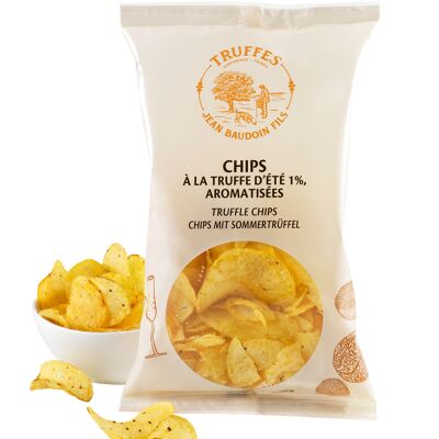 Chips à la truffe d'été 1%, aromatisées