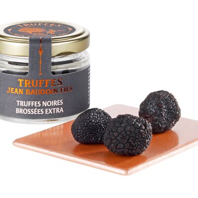 Extra brushed black truffles (Tuber melanosporum)