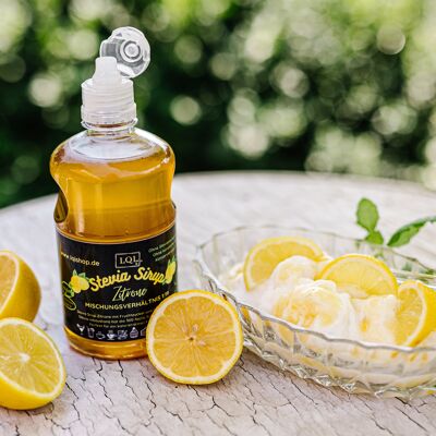 Stevia syrup lemon