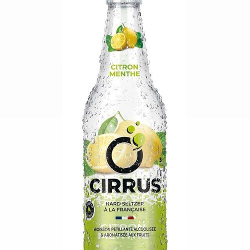 O' Cirrus Hard Seltzer citron menthe