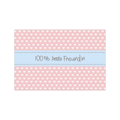 Magnet "100% beste Freundin"