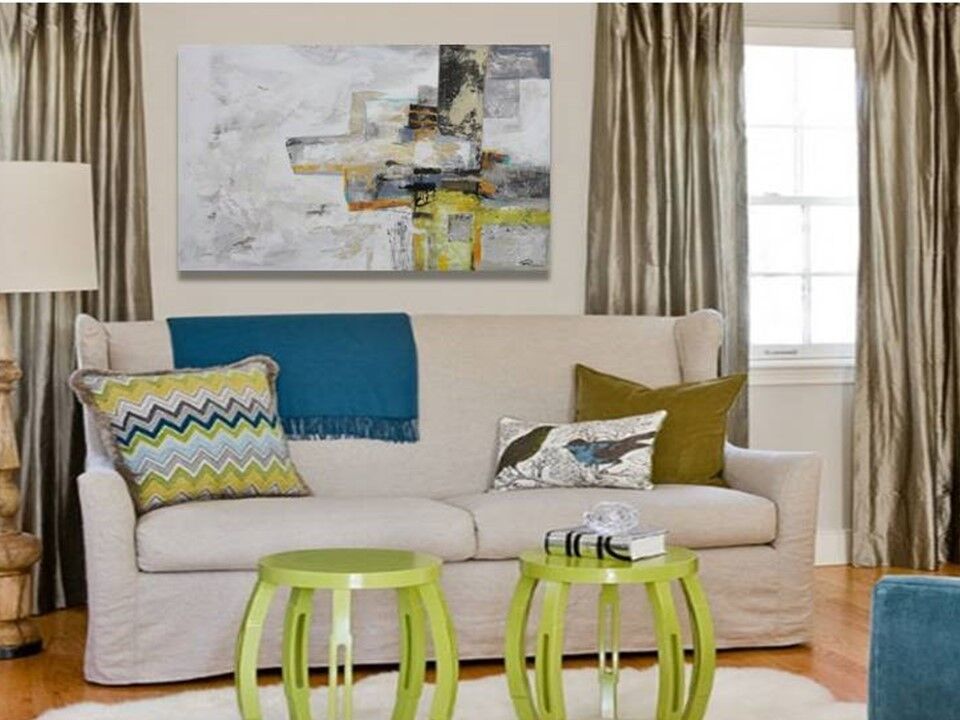 Quadro dipinto a mano Isola 3