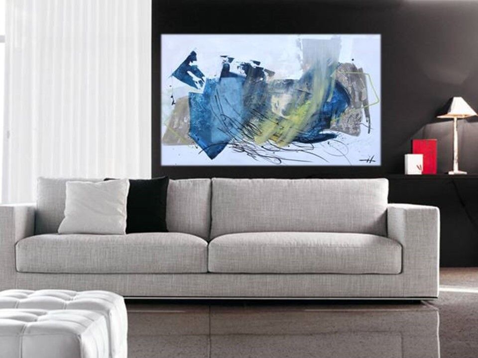 Dipinto a mano Huracan Azul