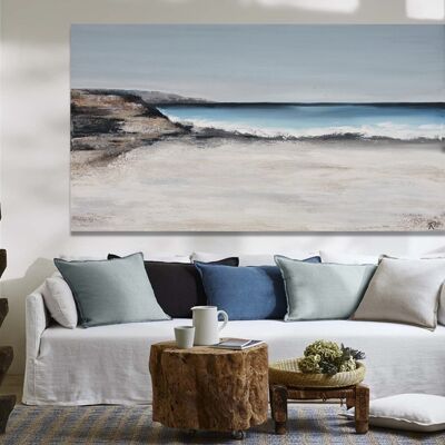 Hand-painted painting Playa de las Negras