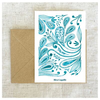 Stationery Postcard A6 - Arabesques