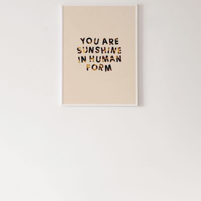 You Are Sunshine Print - A3 [29.7 x 42.0cm]