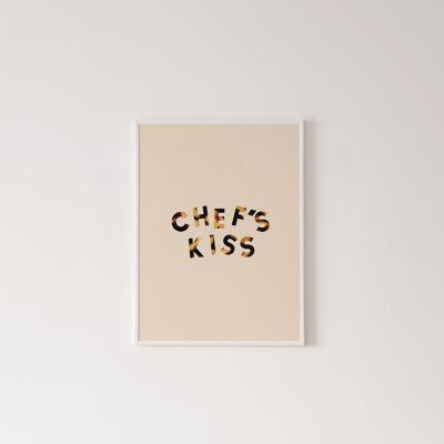 Kuss des Chefkochs Druck – A6 [10,5 x 14,8 cm]