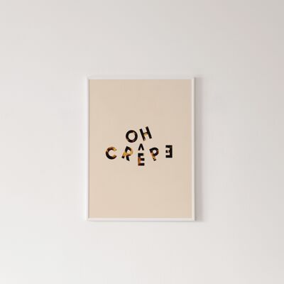 Oh Crêpe Schildpattdruck – A6 [10,5 x 14,8 cm]