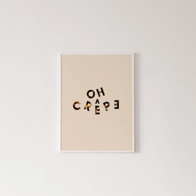 Oh Crêpe Schildpattdruck – A4 [21,0 x 29,7 cm]
