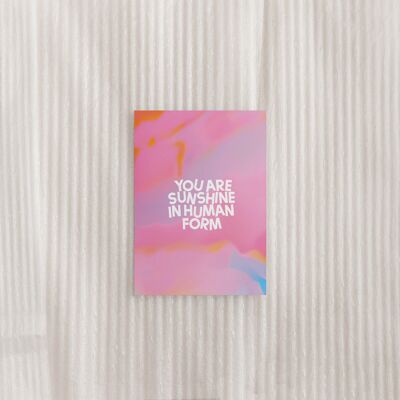 You Are Sunshine Postcard