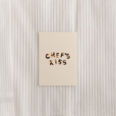 Chef's Kiss Postcard