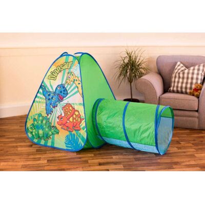 DINO TENT AND TUNNEL Blue