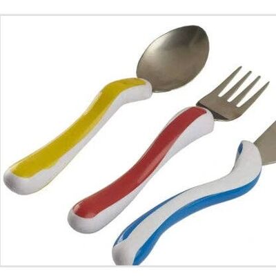 Easy Grip Children's Cutlery Set, Multi-Colour