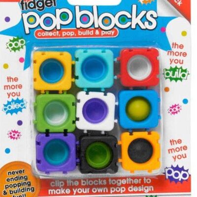 Fidget Pop Block 9 Pack