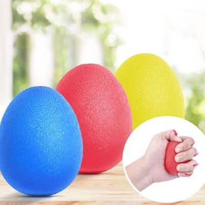 Hand Grip Strengthener Yellow Egg Soft
