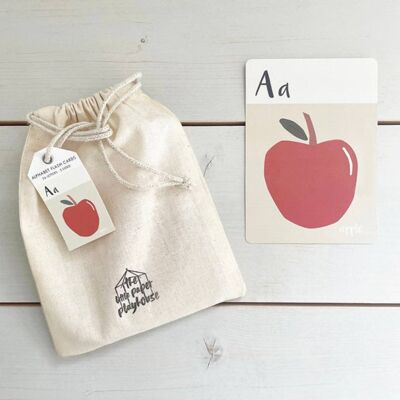 Handmade Alphabet Flashcards