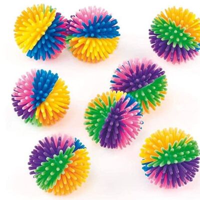 Mini Rainbow Spiky Bouncy Balls