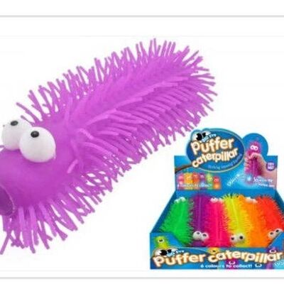 Puffer Caterpillar With Light Purple